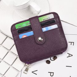 S RFID cuir véritable bifold 12 fente pour carte portefeuille mince porte-monnaie - Newchic - Modalova