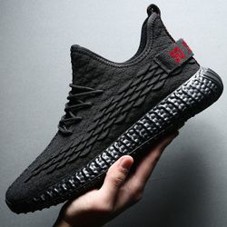 Chaussures décontractées respirantes pour enfants, écailles de poisson tissées volantes en filet, étoiles rouges, noix de coco - Newchic - Modalova