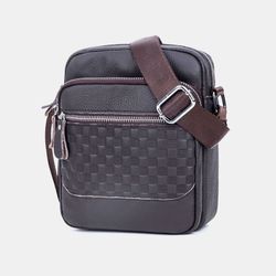 Sac à bandoulière multi-couches multifonction imperméable en cuir véritables - Newchic - Modalova