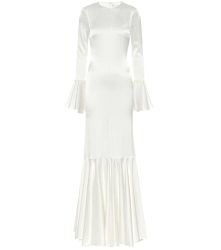 Exclusivité Mytheresa – Robe de mariée Allonia en satin de soie mélangée - Caroline Constas - Modalova