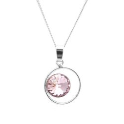 Collier et pendentif Indicolite Juliette COJULI212 - Collier et pendentif Argent 925/00 Cristal Swarovsk violet Indicolite - 3 suisses - Modalova