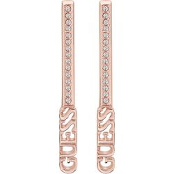 Boucles d'oreilles Guess UBE82033 - Boucles d'oreilles Barrette Rose Gold Guess Bijoux - 3 suisses - Modalova