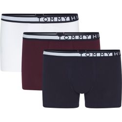 Pack de 3 boxers logotés ceinture élastique /bordeaux/blanc TH Underwear - Tommy Hilfiger Underwear - Modalova
