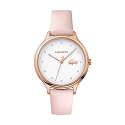 Montre Lacoste CONSTANCE - Montre Affichage Analogique Bracelet Cuir Rose Lacoste Montres - 2001087 - Modalova