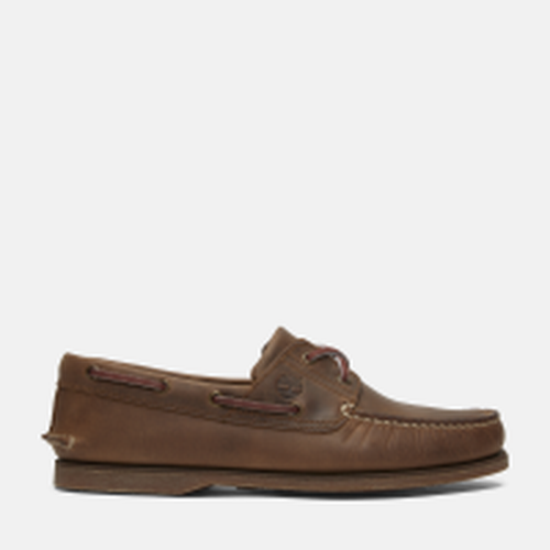 Chaussures bateau classique en cuir en marron foncé, , marron, Taille: 40 - Timberland - Modalova