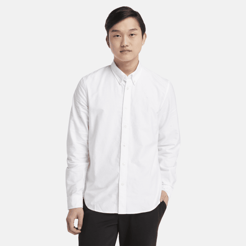 Chemise Oxford à manches longues en blanc, , blanc, Taille: 3XL - Timberland - Modalova