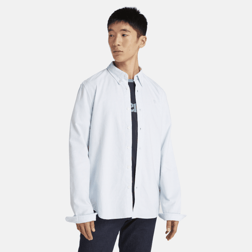 Chemise Oxford à manches longues en bleu clair, , bleu, Taille: 3XL - Timberland - Modalova