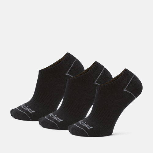 Lot de 3 paires de chaussettes invisibles Bowden en noir, noir, Taille: L - Timberland - Modalova