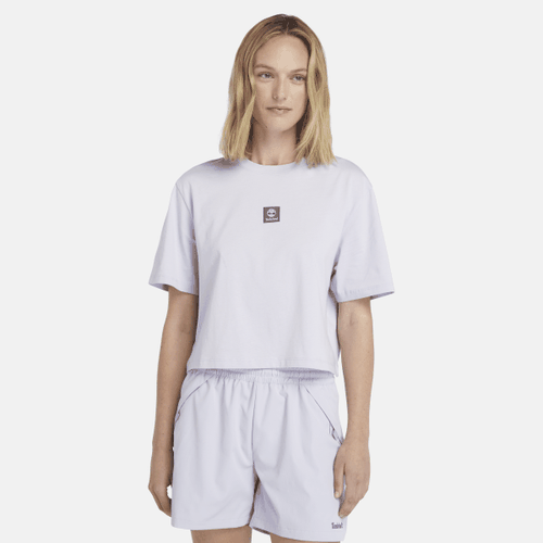 T-shirt à logo en violet, , violet, Taille: L - Timberland - Modalova