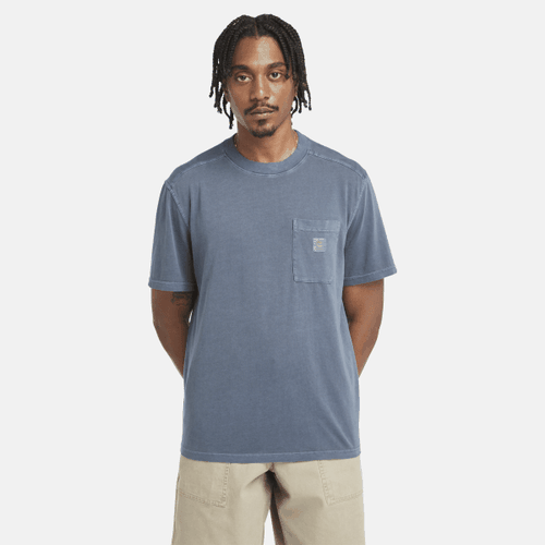 T-shirt à poche poitrine Merrymack River en bleu foncé, , bleu, Taille: 3XL - Timberland - Modalova