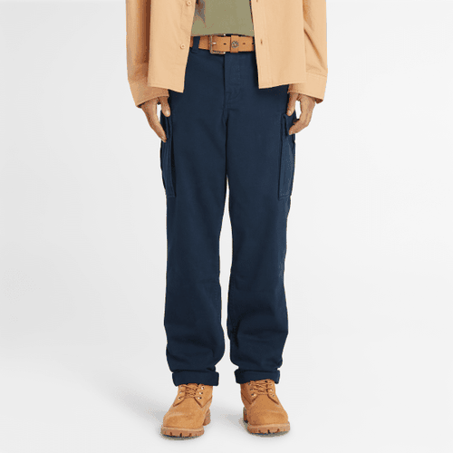 Pantalon cargo en sergé Brookline en bleu foncé, , bleu, Taille: 28 - Timberland - Modalova