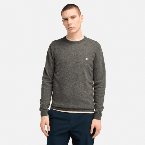 Pull à col rond en laine mérinos Cohas Brook en gris foncé, , gris, Taille: 3XL - Timberland - Modalova