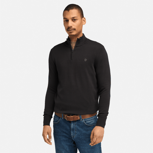 Pull à col zippé Williams River en noir, , noir, Taille: 3XL - Timberland - Modalova