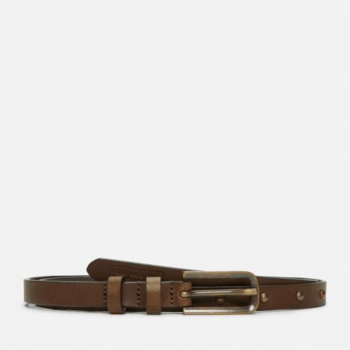 Ceinture cloutée en cuir de 15 mm en marron, , marron, Taille: L - Timberland - Modalova