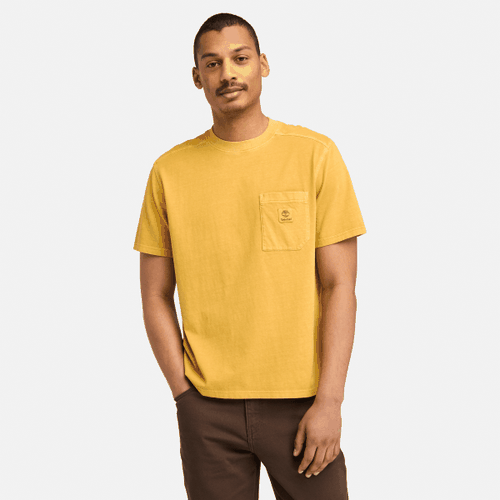 T-shirt à poche poitrine Merrymack River en jaune, , jaune, Taille: 3XL - Timberland - Modalova