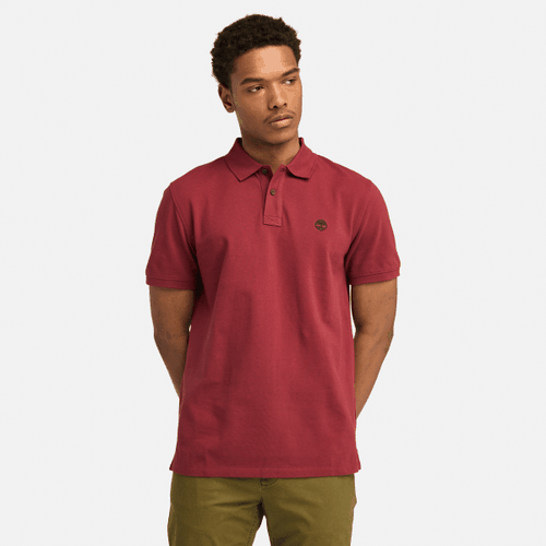 Polo en piqué à manches courtes Millers River en rouge, , rouge, Taille: 3XL - Timberland - Modalova