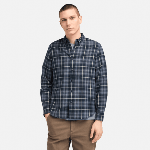 Chemise à carreaux à technologie Solucell Air en bleu foncé, , bleu, Taille: 3XL - Timberland - Modalova