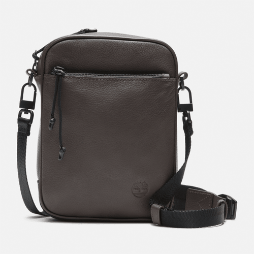 Sac à bandoulière en cuir Tuckerman unisexe en marron, marron - Timberland - Modalova