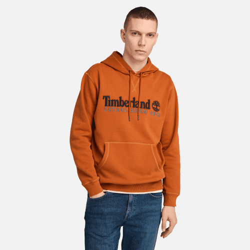 Sweat à capuche Established 1973 en orange, , orange, Taille: M - Timberland - Modalova