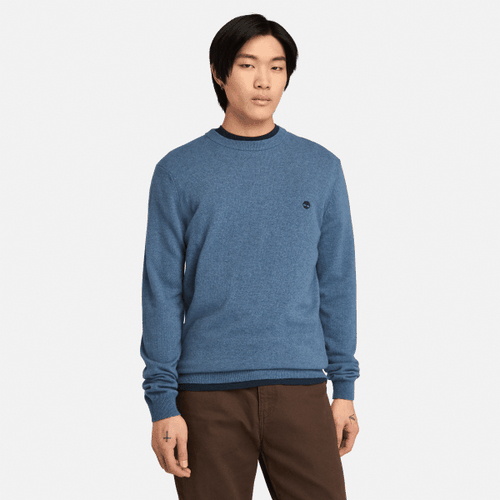 Pull à col rond en laine mérinos Cohas Brook en bleu, , bleu, Taille: 3XL - Timberland - Modalova