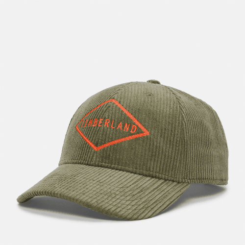 Casquette en velours côtelé unisexe en vert, vert - Timberland - Modalova