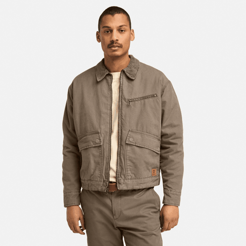 Veste isolante en toile délavée Strafford en marron, , marron, Taille: L - Timberland - Modalova