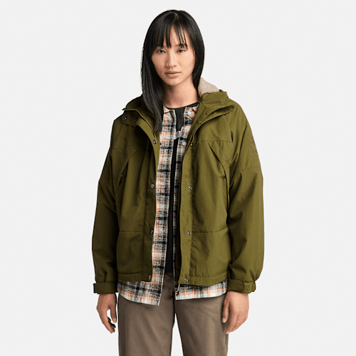 Veste imperméable doublée en polaire Winnick en vert, , vert, Taille: L - Timberland - Modalova