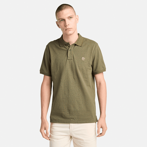 Polo en piqué Millers River en vert foncé, , vert, Taille: 3XL - Timberland - Modalova