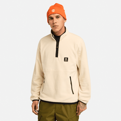 Polaire à col zippé en beige, , beige, Taille: L - Timberland - Modalova