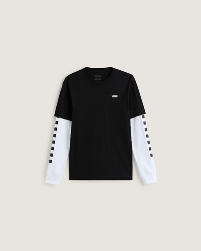 T-shirt Long Check Twofer Enfant (8-14 ans), , Taille: S - Vans - Modalova
