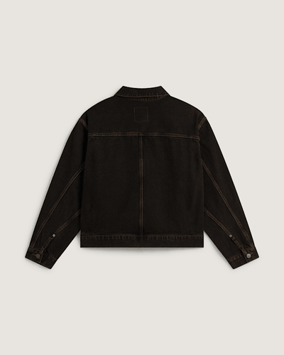 Denim Trucker Jacket Black/Vintage Cocoa, , , Taille: S - Vans - Modalova