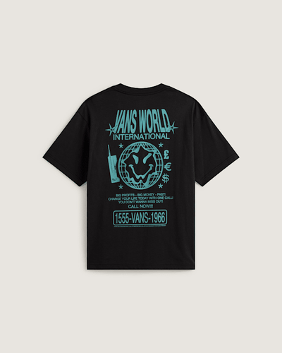 World Intl SS Tee Black, , , Taille: L - Vans - Modalova