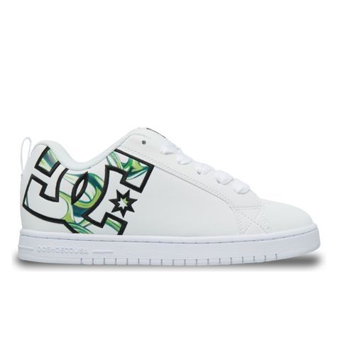 Court Graffik - Chaussures en cuir Blanc Unisexe - DC Shoes - Modalova