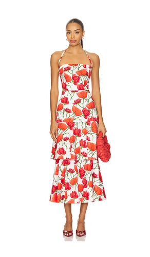 ROBE MI-LONGUE RED PEONIA en . Taille 2. Also en - MILLY - Modalova