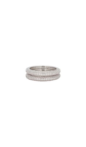 LOT DE BAGUES MICRO PAVE en . Taille 5. Also en - SHASHI - Modalova