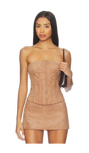 Jolie Faux Suede Top en . Taille L. Also en M, S, XL, XS, XXS - Tularosa - Modalova