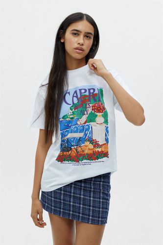 T-Shirt Illustration Capri - Pull&Bear - Modalova
