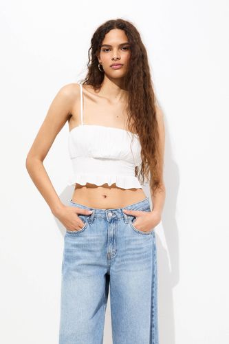 Top Cropped Bretelles Dentelle - Pull&Bear - Modalova