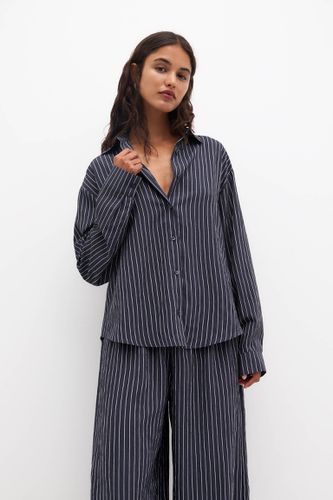 Chemise Oversize À Rayures - Pull&Bear - Modalova