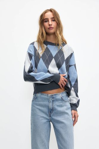 Pull Losanges - Pull&Bear - Modalova