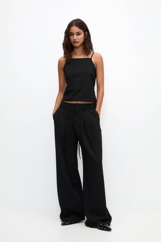 Pantalon Habillé Taille Mi-Haute - Pull&Bear - Modalova