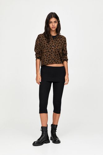 Pantalon Capri Taille Retroussée - Pull&Bear - Modalova