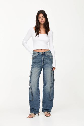 Jean Large Cargo - Pull&Bear - Modalova