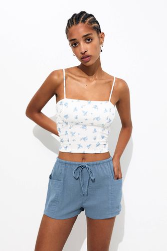 Short Rustique À Smock - Pull&Bear - Modalova