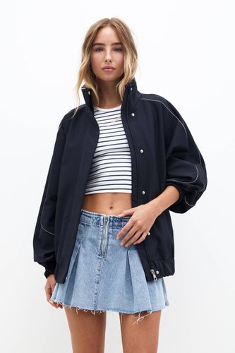 Veste De Survêtement Contrastante - Pull&Bear - Modalova