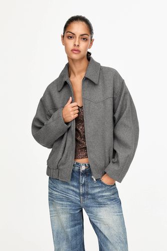 Veste En Mélange De Laine - Pull&Bear - Modalova