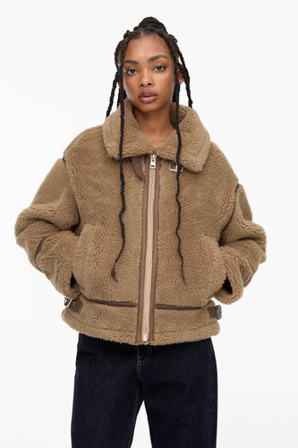 Blouson Double Face Mouton Synthétique - Pull&Bear - Modalova