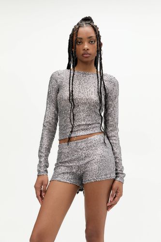 Top Dos Nu À Paillettes - Pull&Bear - Modalova