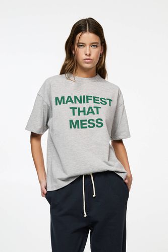 T-Shirt Manifest That Mess - Pull&Bear - Modalova