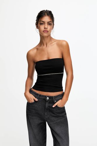 Haut Bustier Strass - Pull&Bear - Modalova